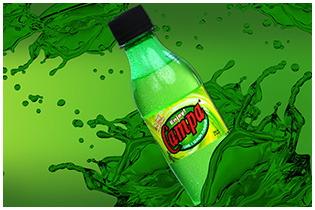 Lime and Lemon Flavored Sweetened Carbonated Beverage